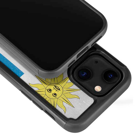 Uraguay Flag Distressed iPhone 13 Cargo Case